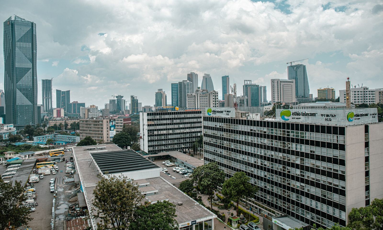 The Addis Ababa skyline